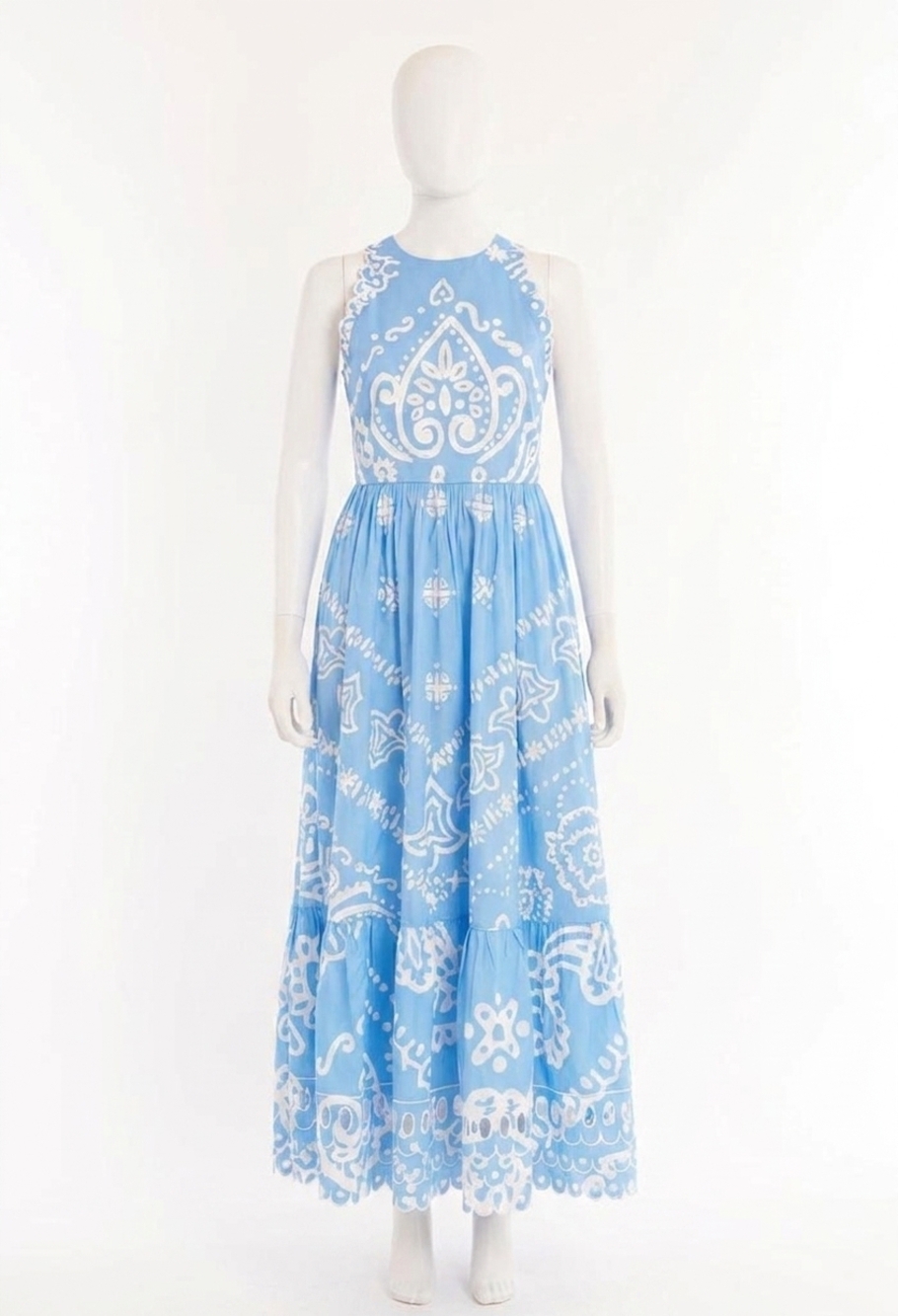 NEW CK BRADLEY trocadero maxi dress in bandana peri